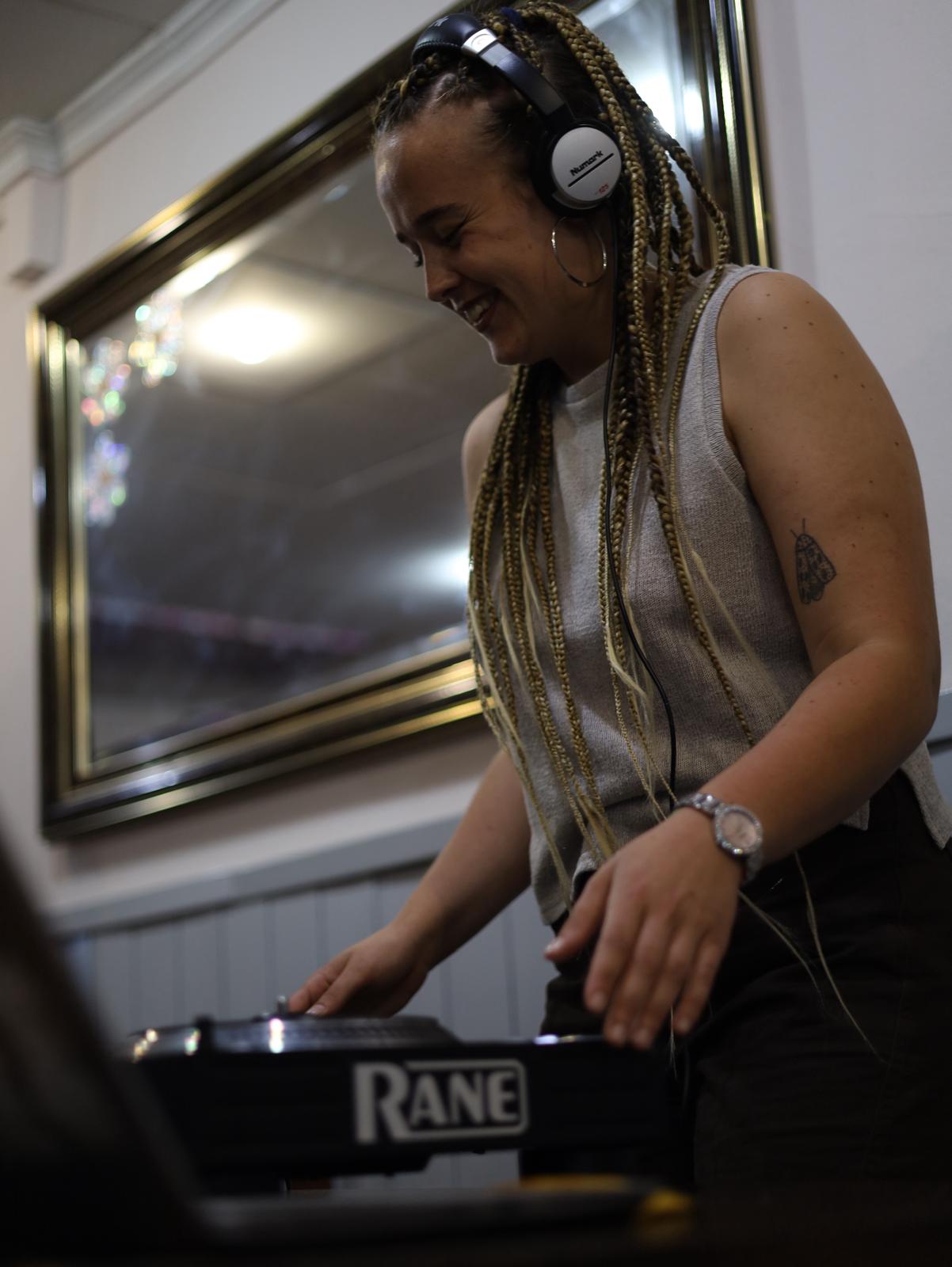 DJ ARIA on the decks